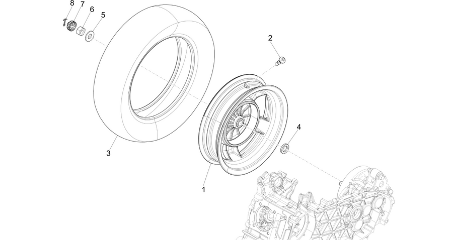 Rear wheel