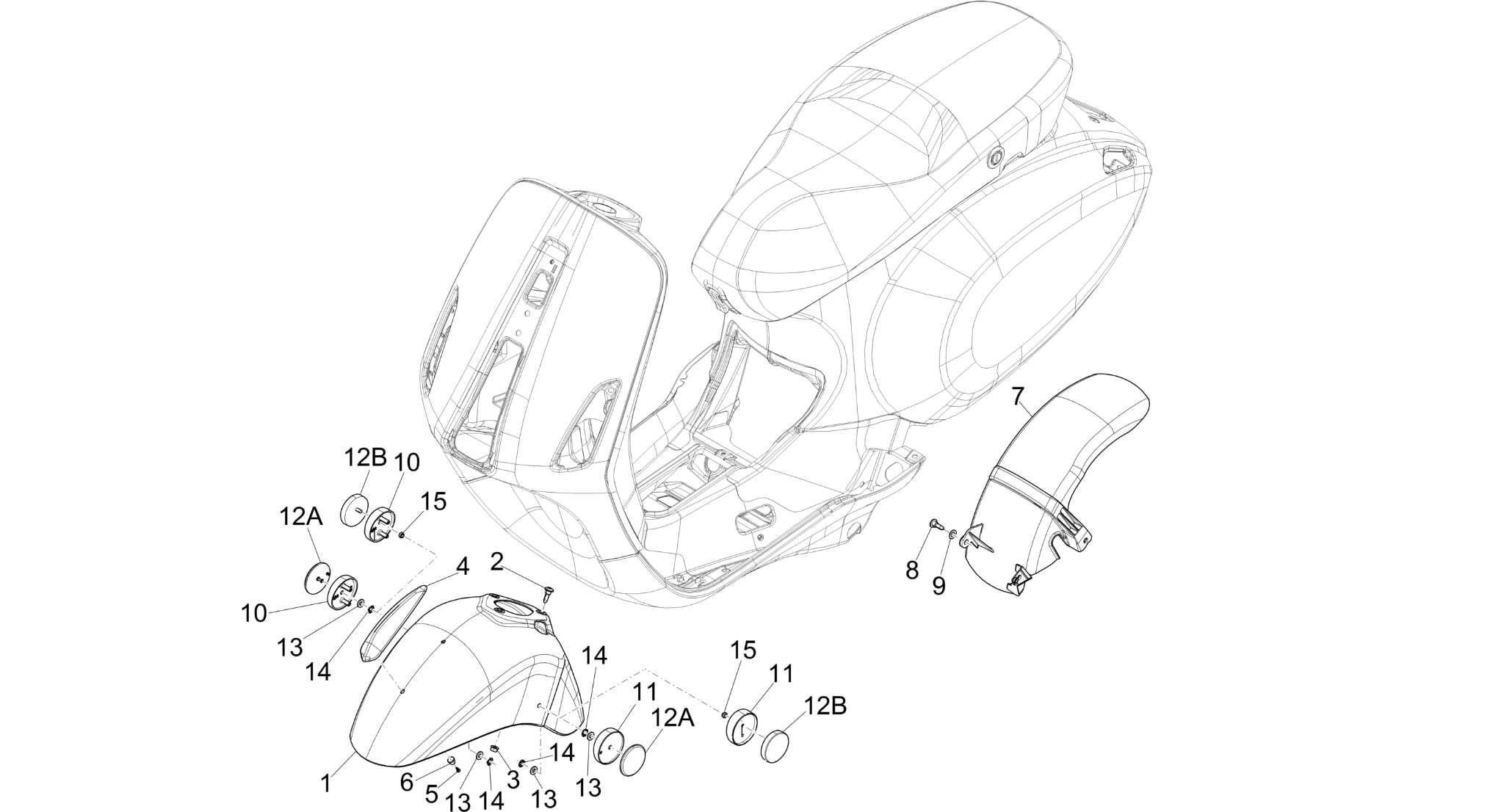 Wheel huosing - Mudguard