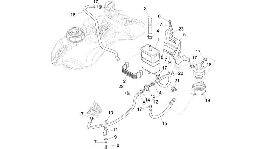 Anti-percolation system