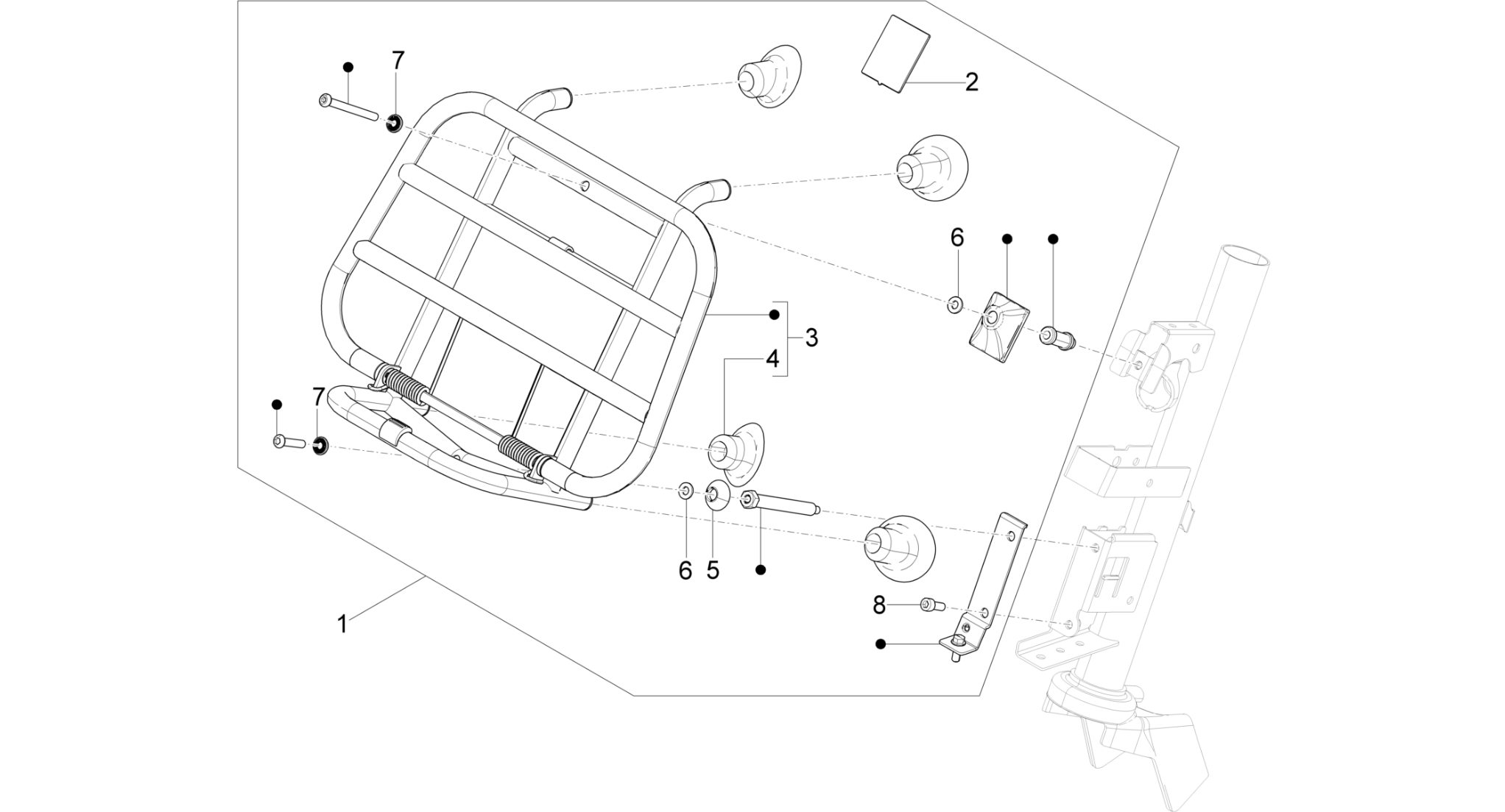 Front luggage rack