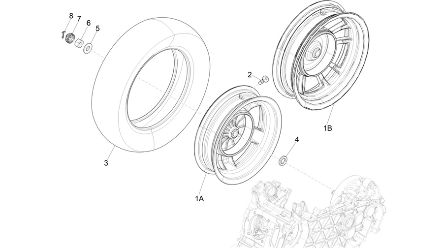 Rear wheel