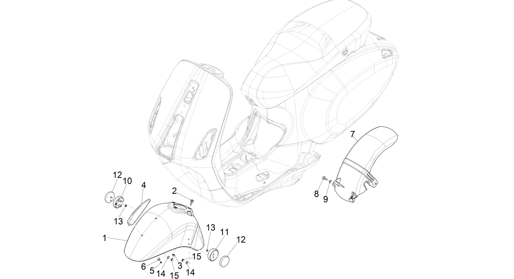Wheel huosing - Mudguard