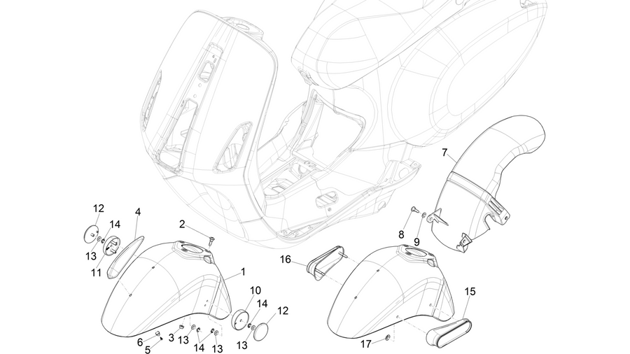 Wheel huosing - Mudguard