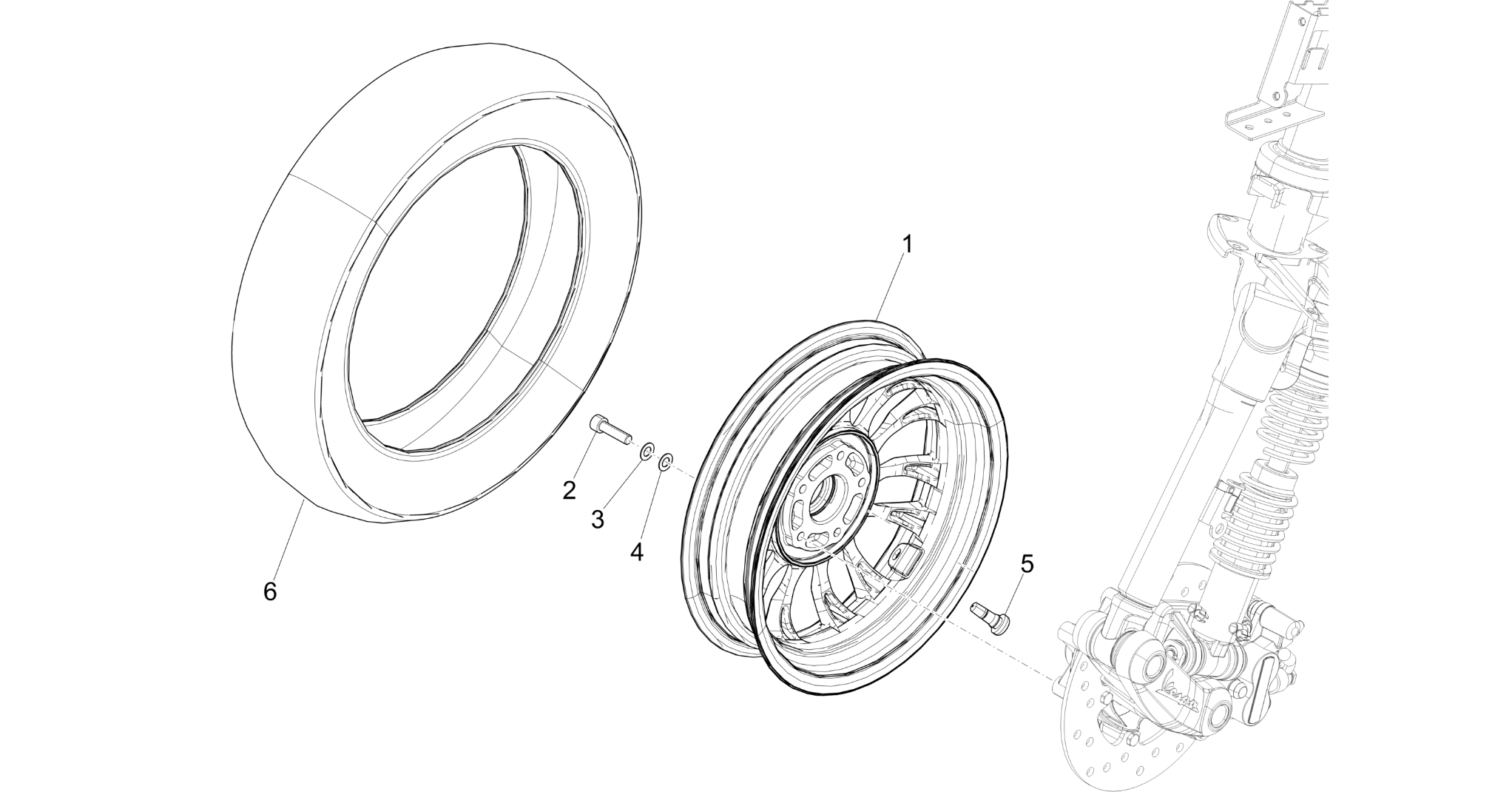 Front wheel