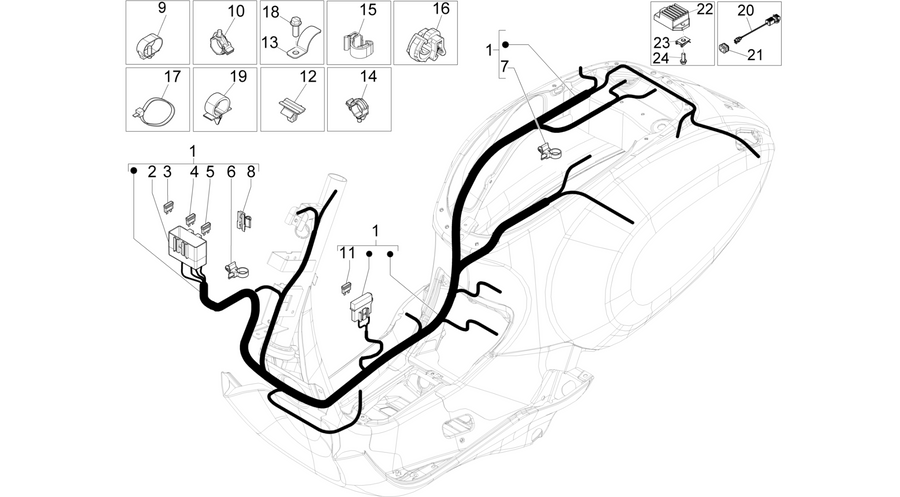 Main cable harness