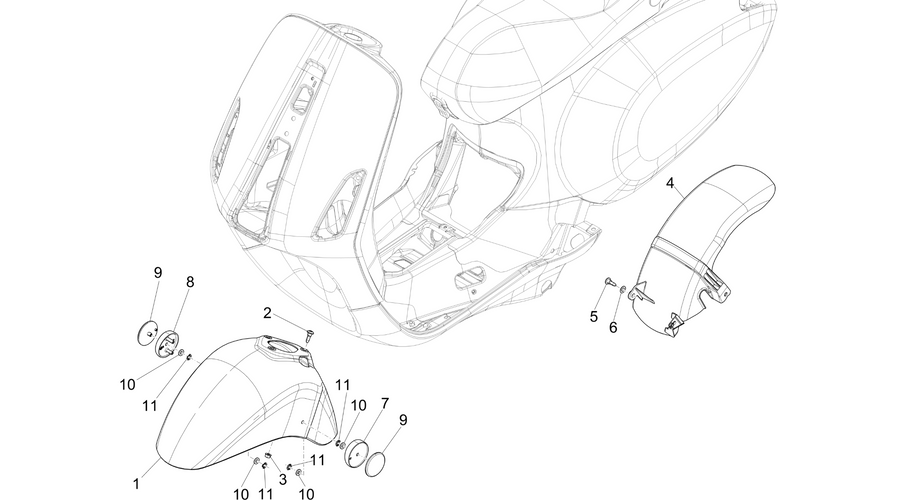 Wheel huosing - Mudguard