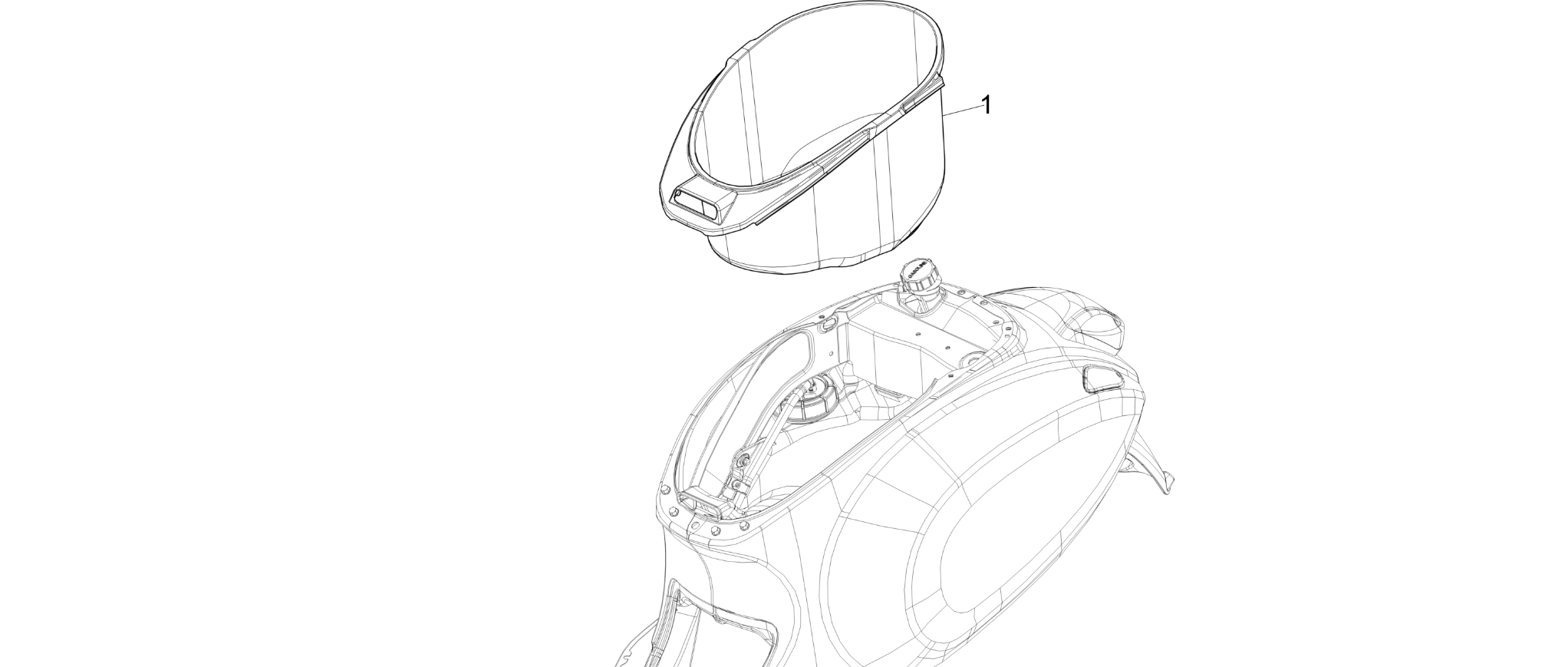 Helmet huosing - Undersaddle