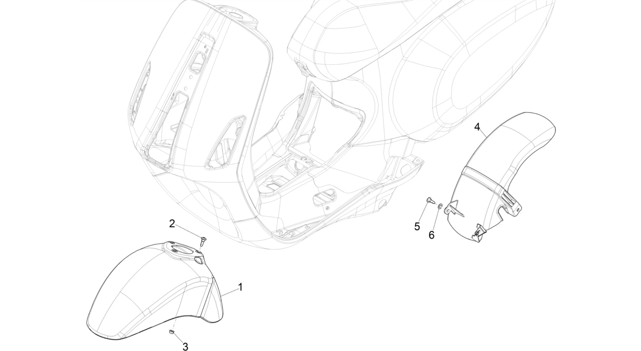 Wheel huosing - Mudguard