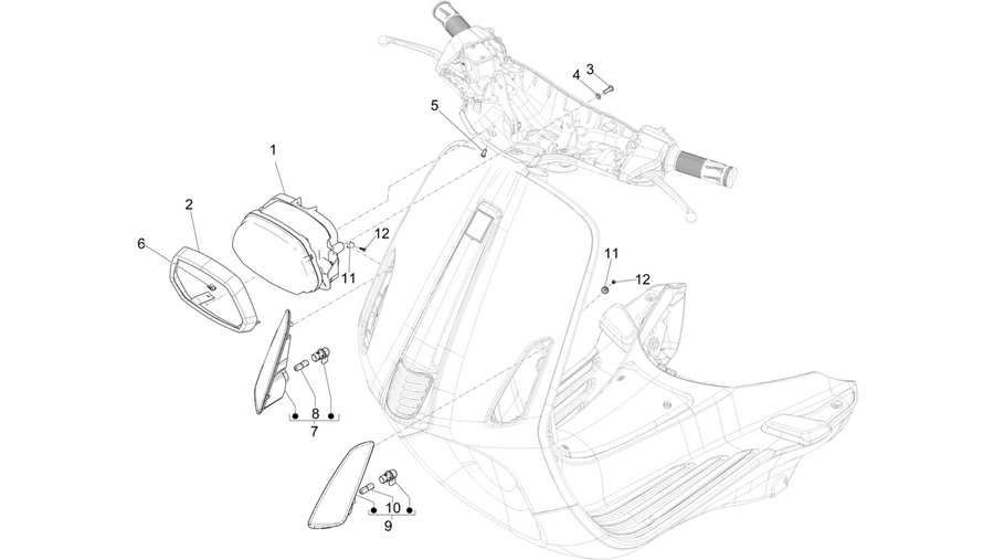 Front headlamps - Turn signal lamps