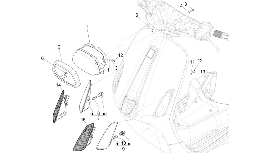 Front headlamps - Turn signal lamps