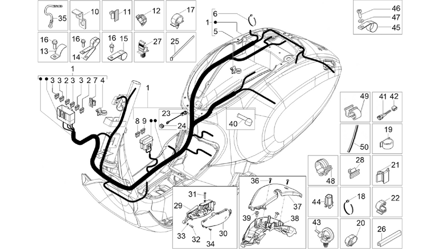 Main cable harness