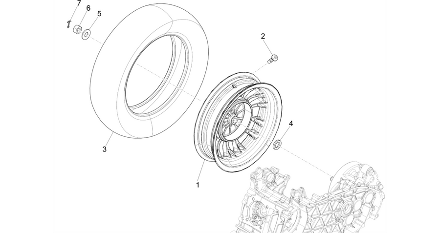 Rear wheel