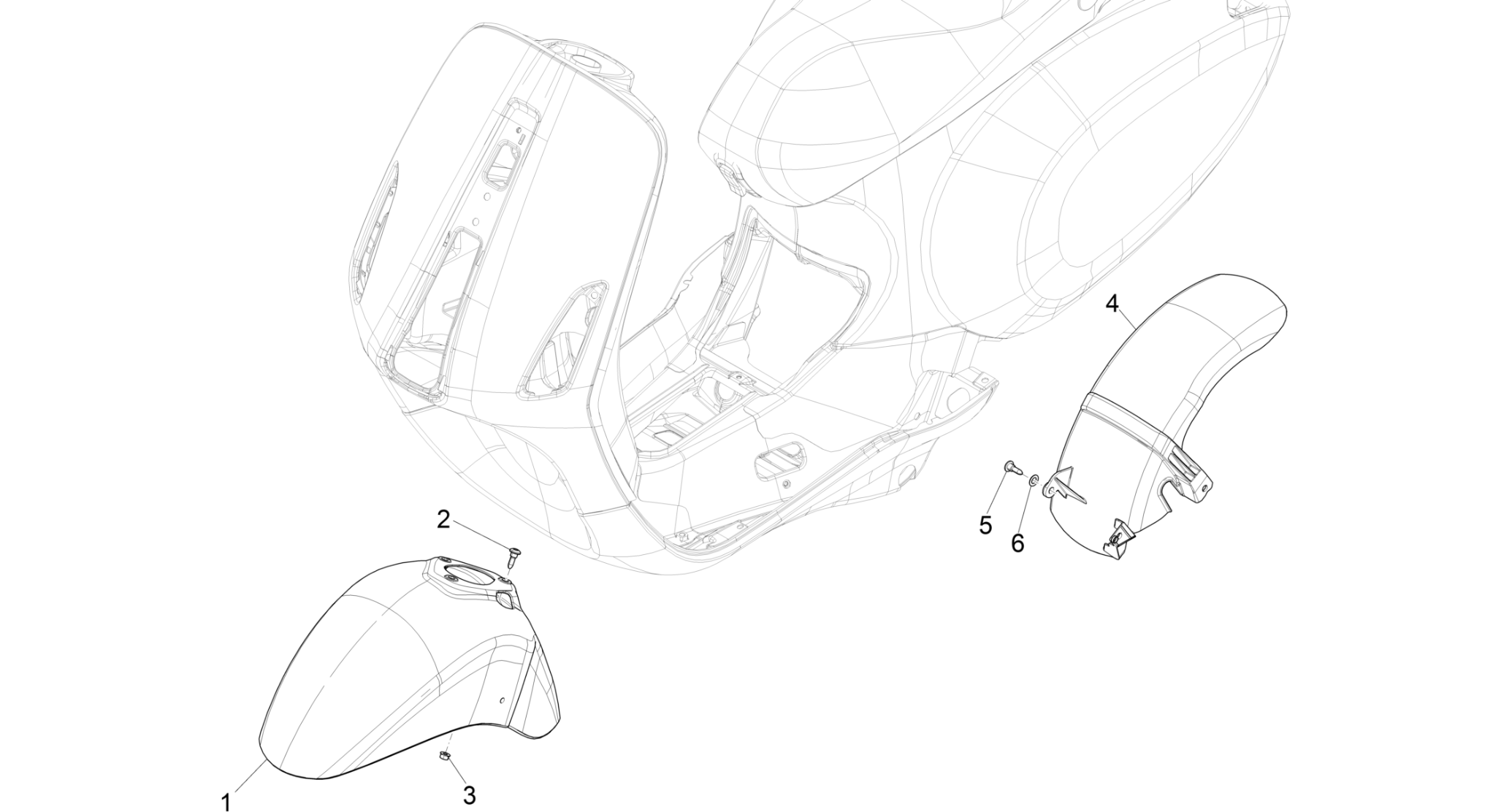 Wheel huosing - Mudguard