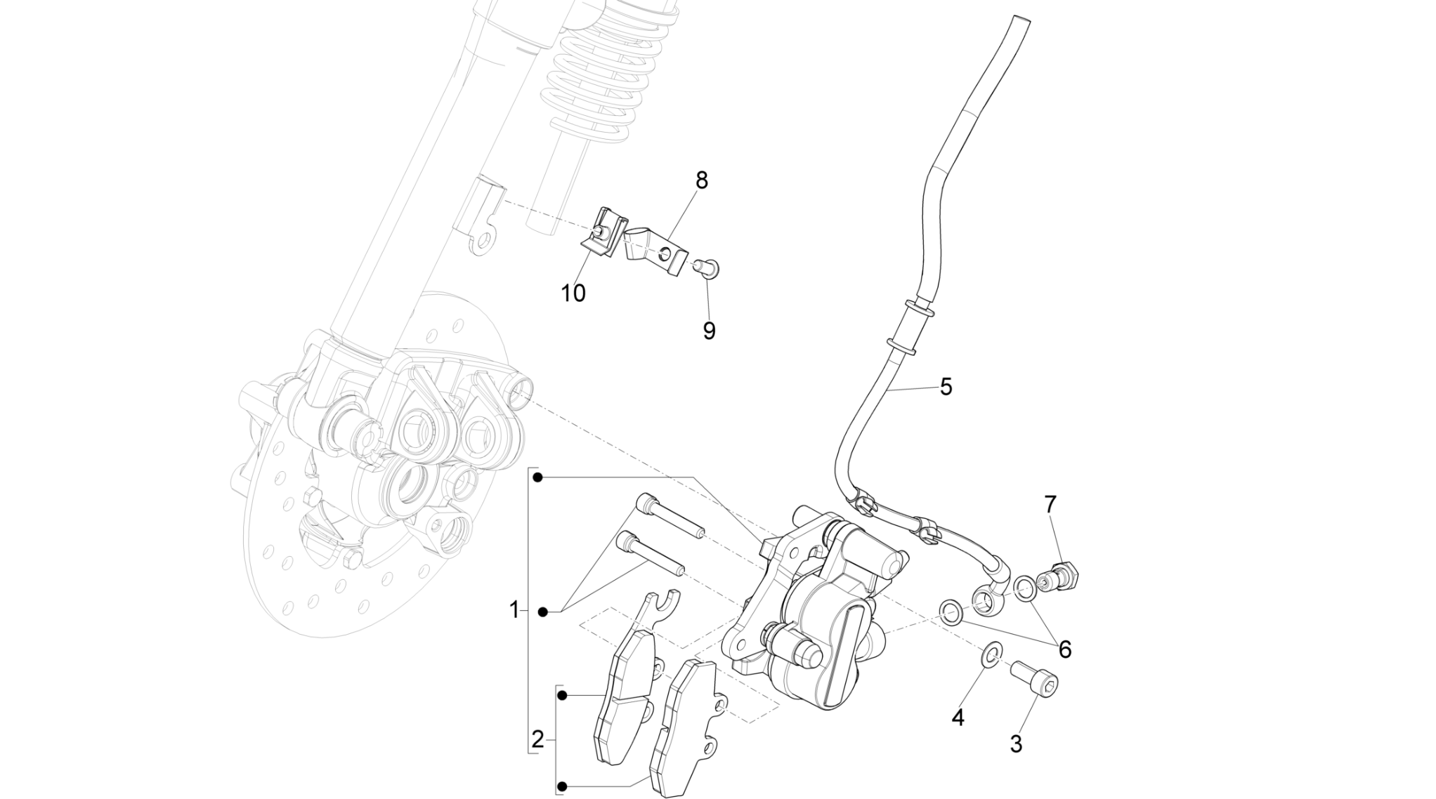 Brakes pipes - Calipers