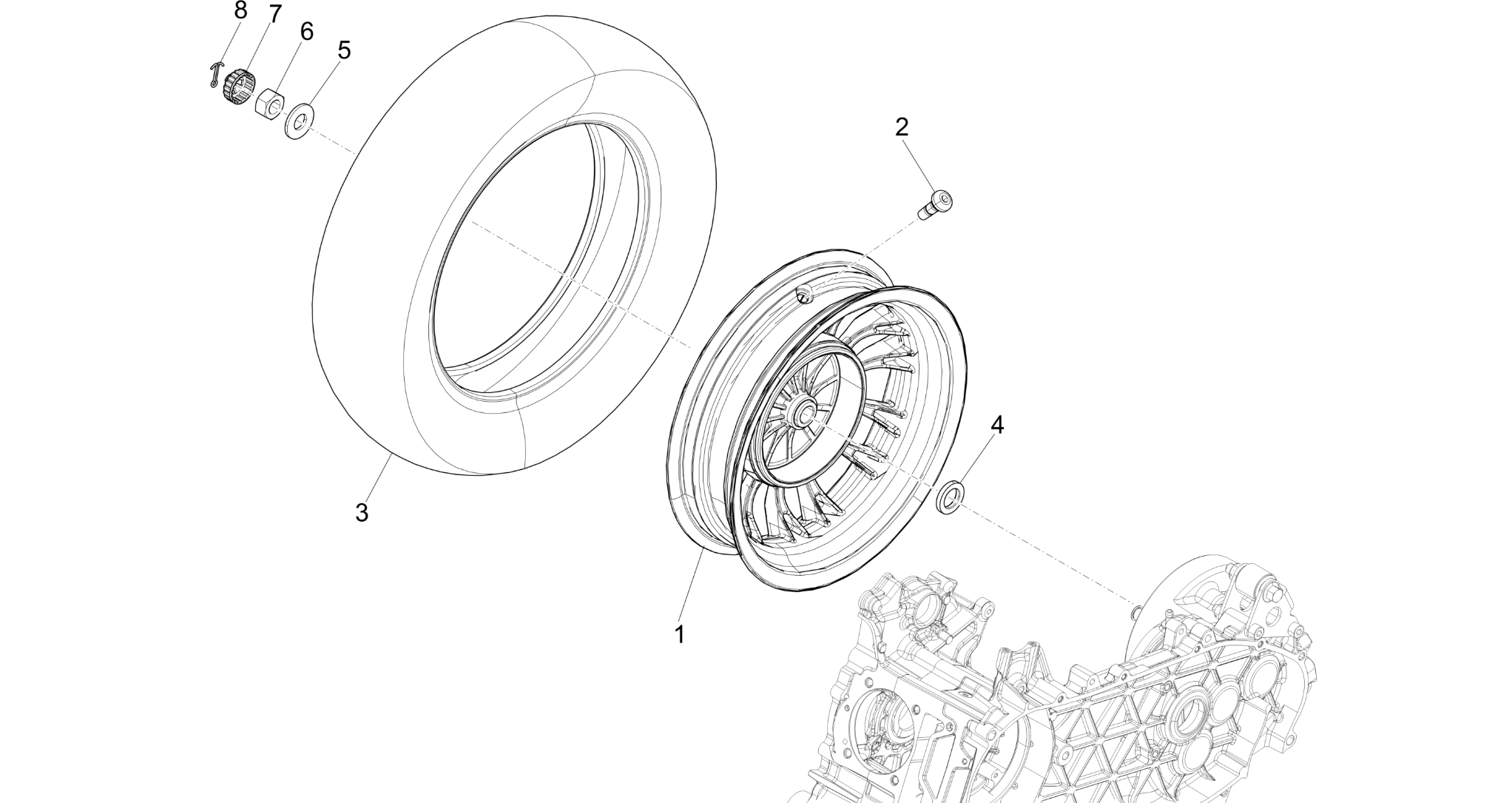 Rear wheel