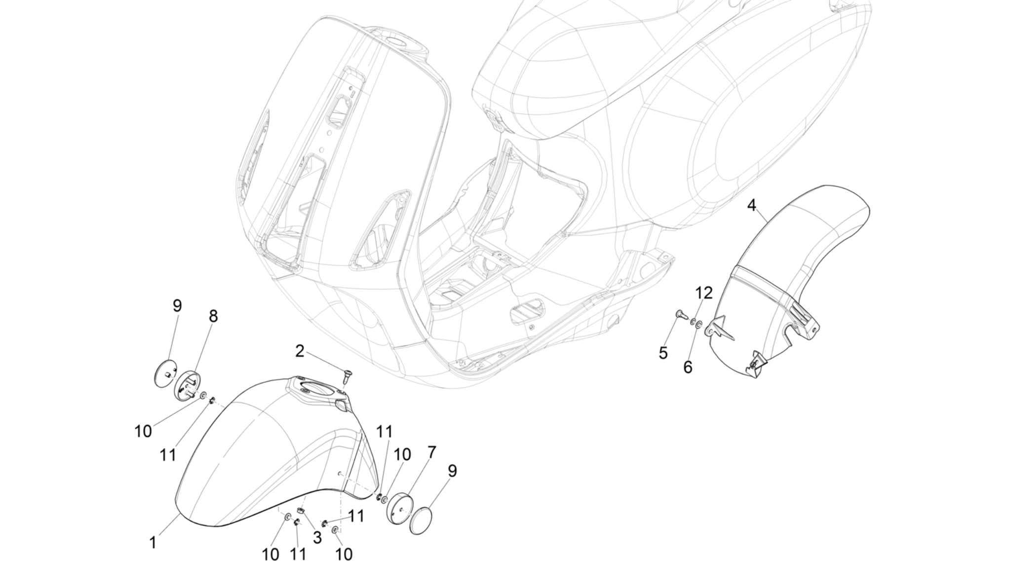 Wheel huosing - Mudguard