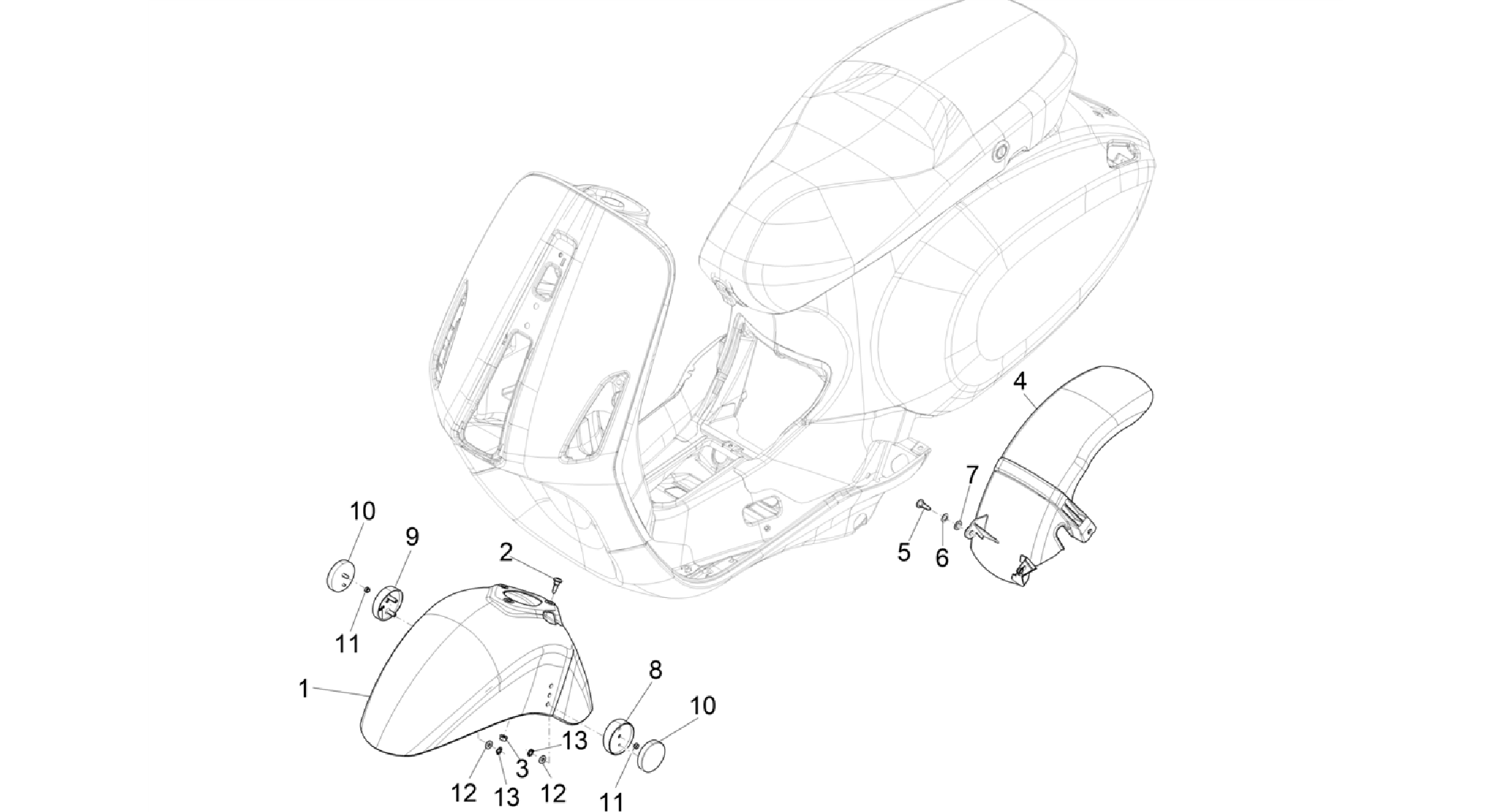 Wheel huosing - Mudguard