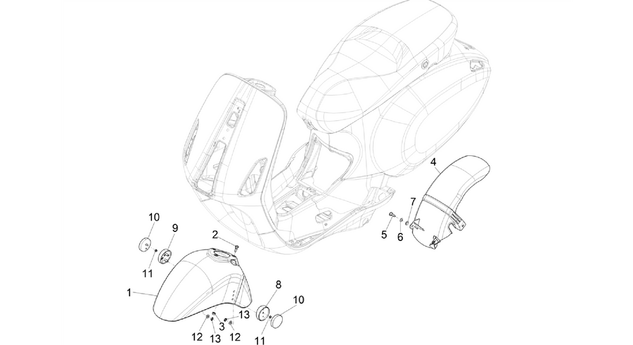 Wheel huosing - Mudguard