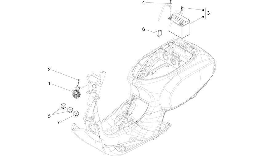 Remote control switches - Battery - Horn