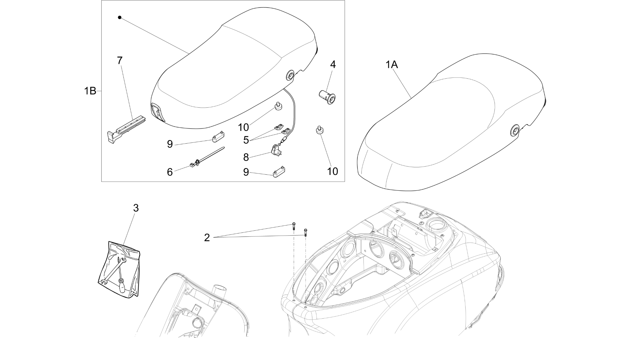 Saddle/seats
