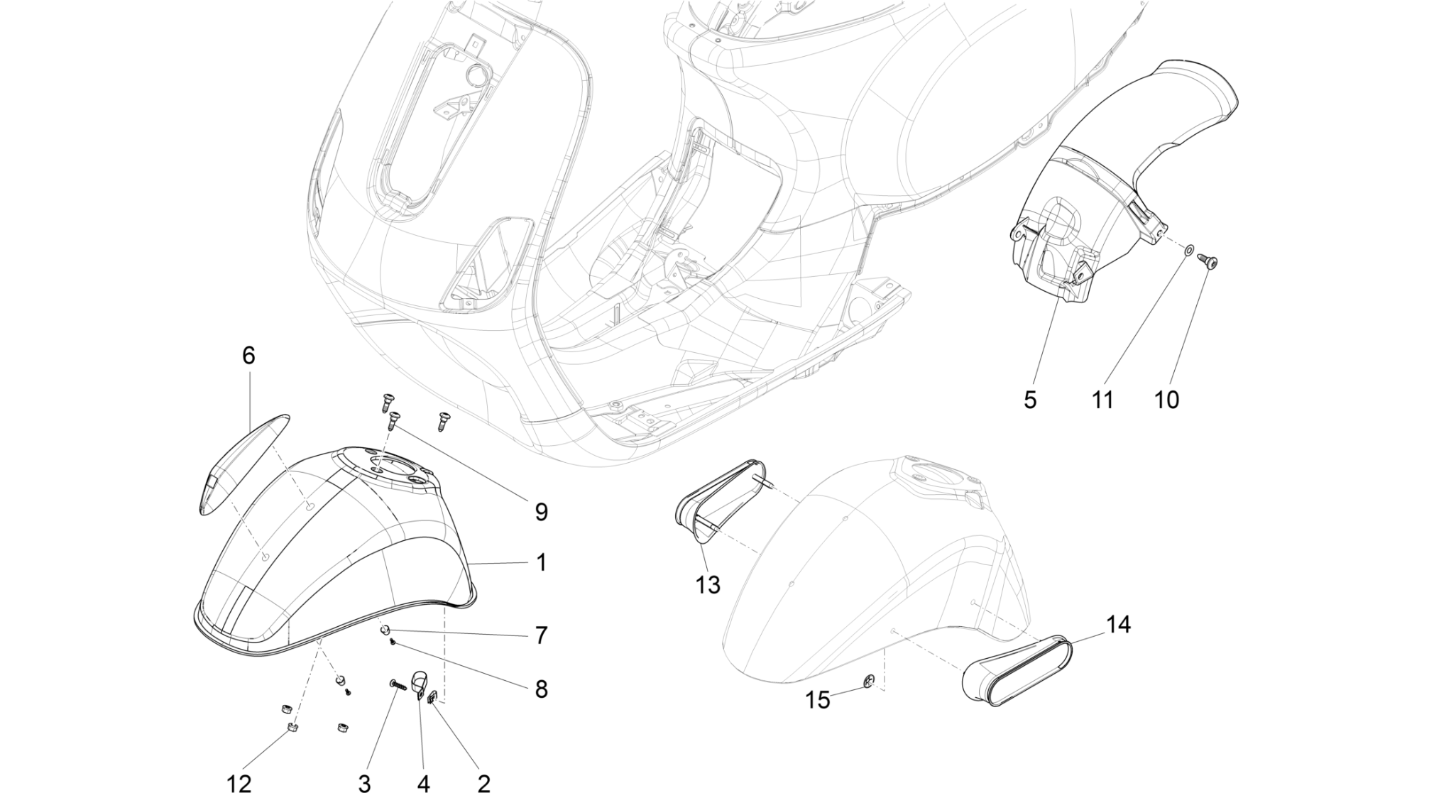 Wheel huosing - Mudguard