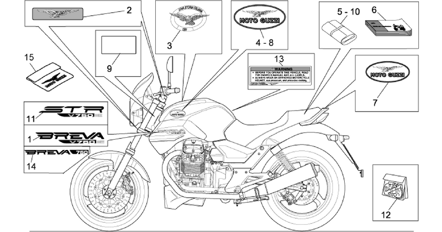 Decal and plate set