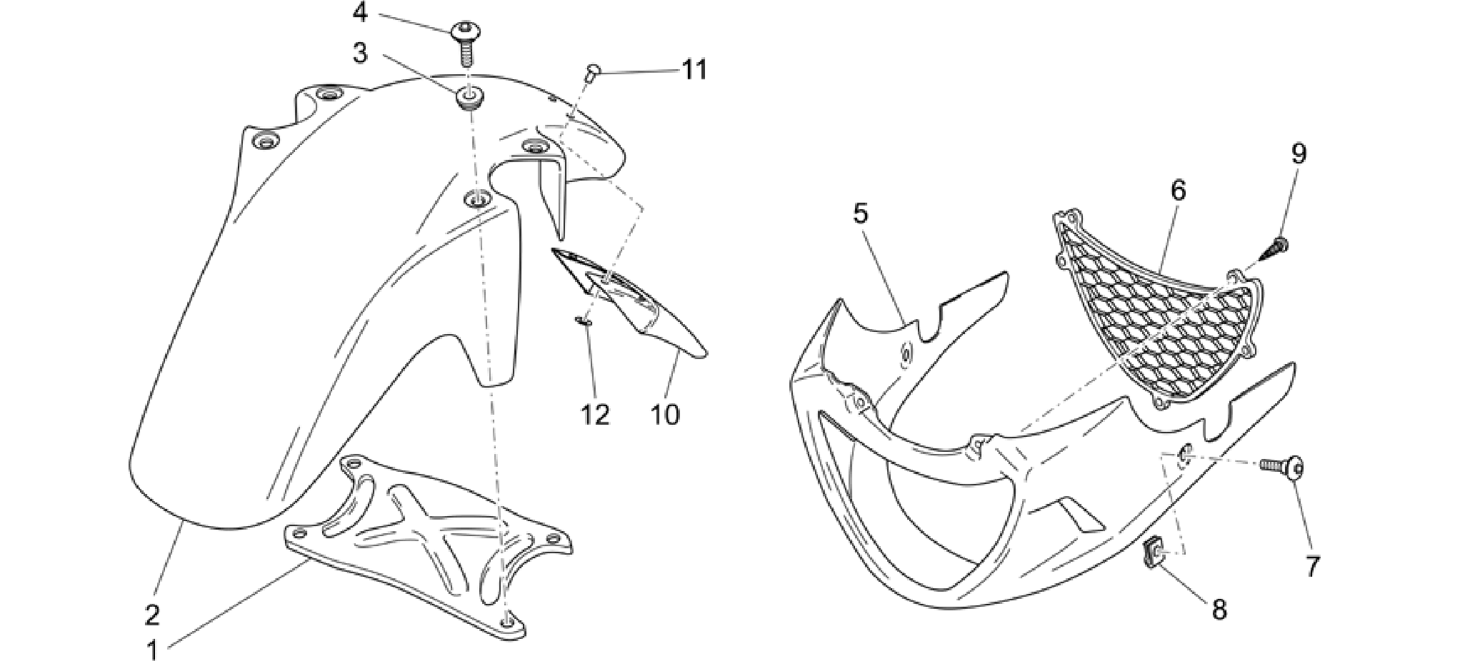 Front body - Front mudguard