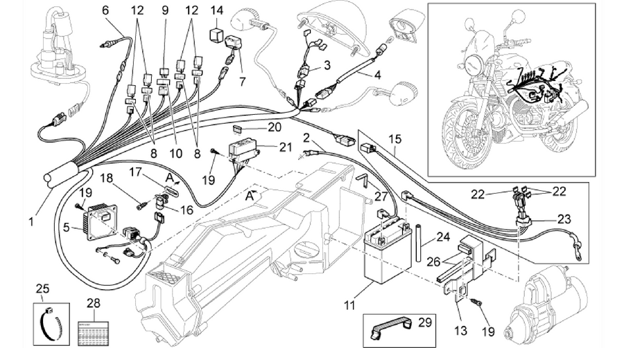 Rear electrical system