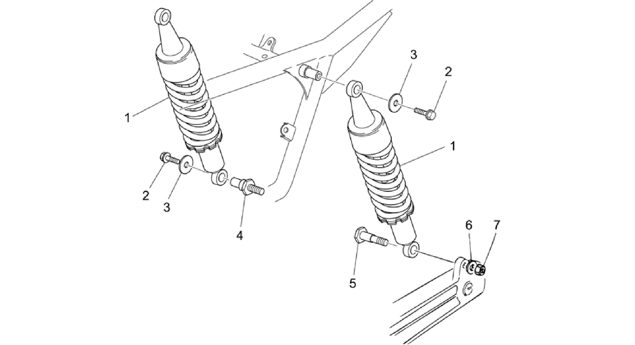Rear shock absorber