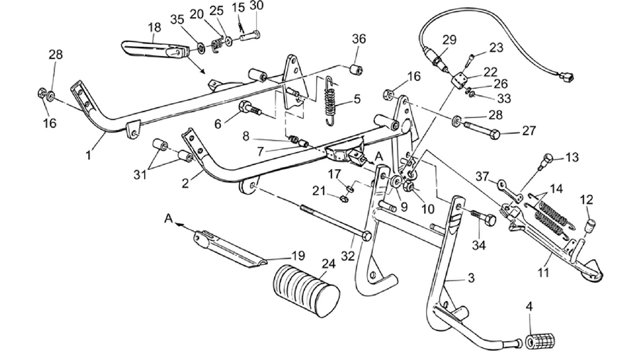 Cradle-Foot rests-Stands