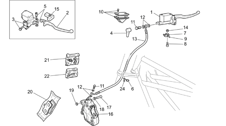 Front brake system