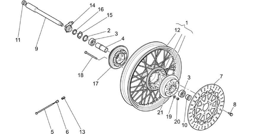 Front wheel I