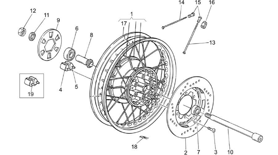 Rear wheel