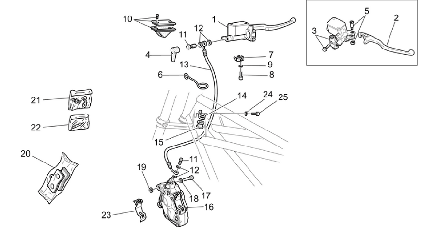 Front brake system