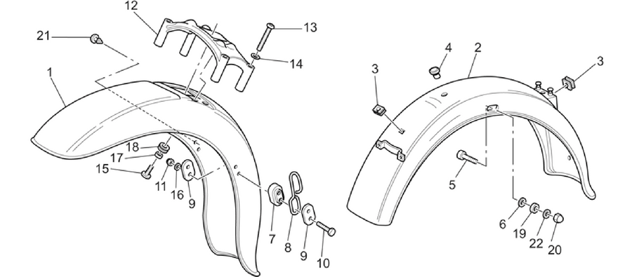 Front/Rear mudguard