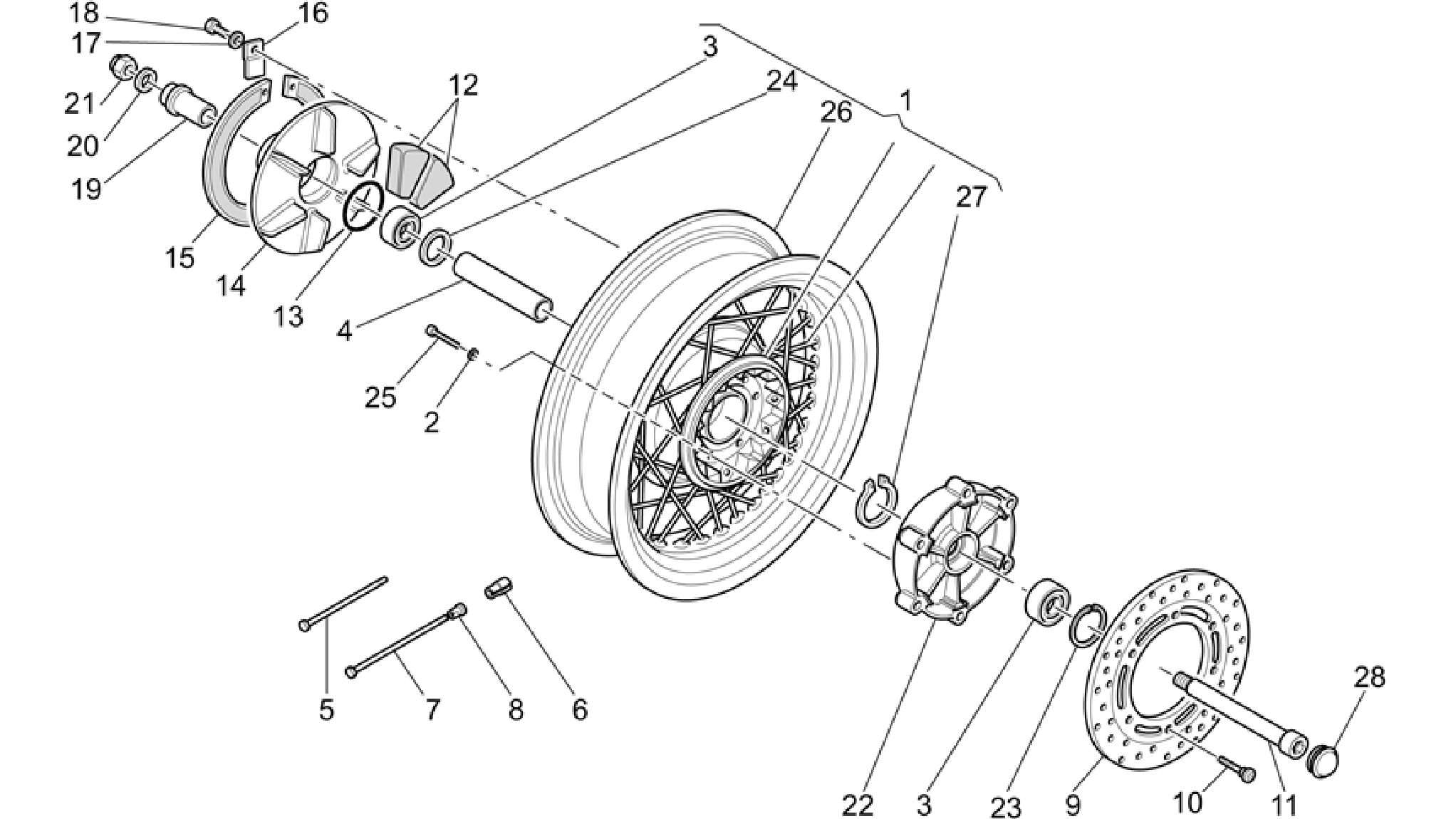 Rear wheel