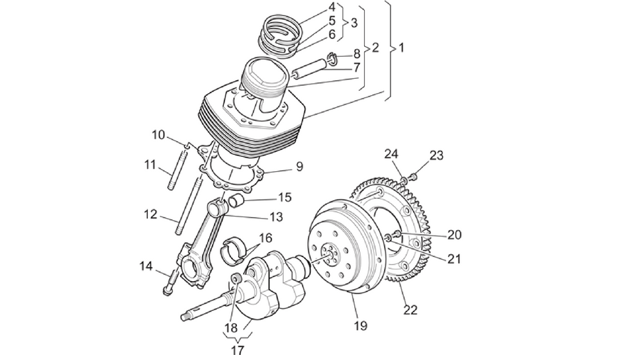 Crankshaft cpl.