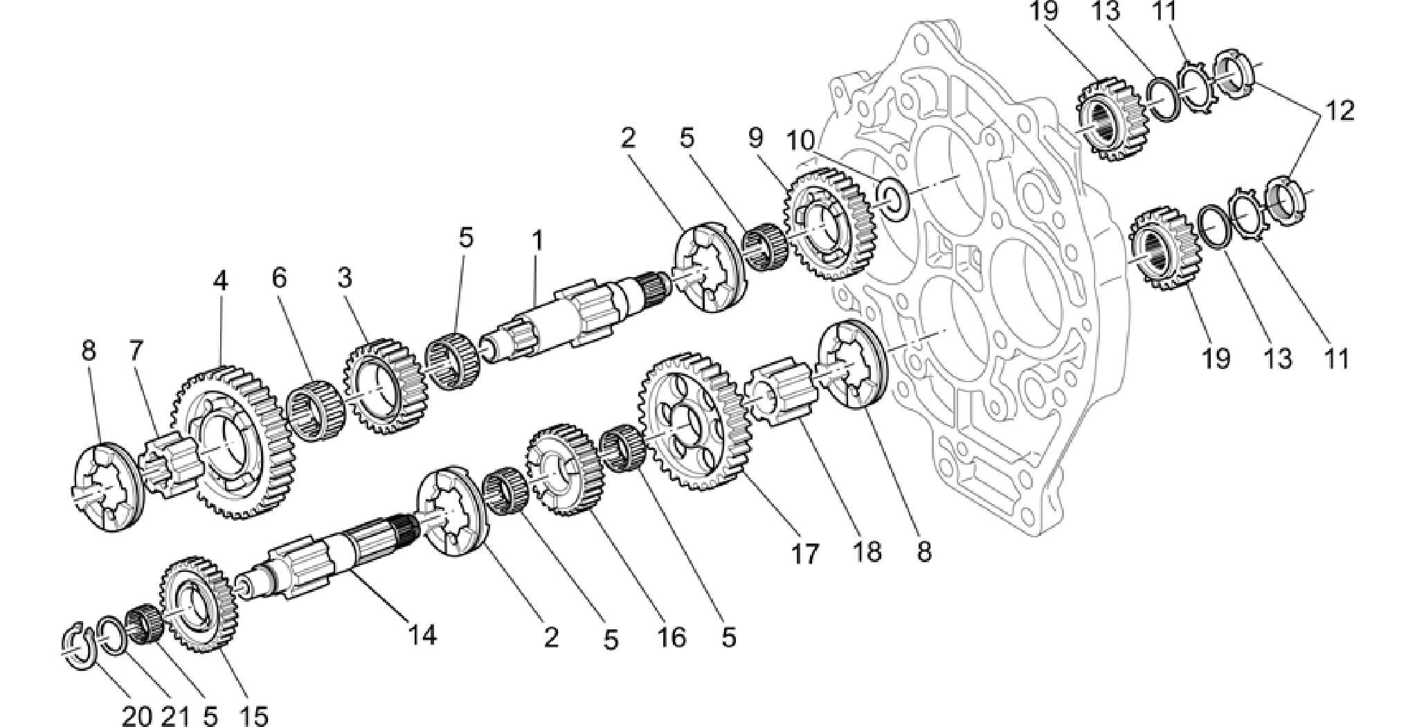 Driven shaft