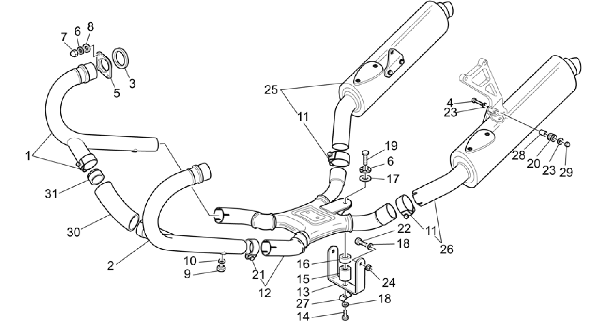 Exhaust unit