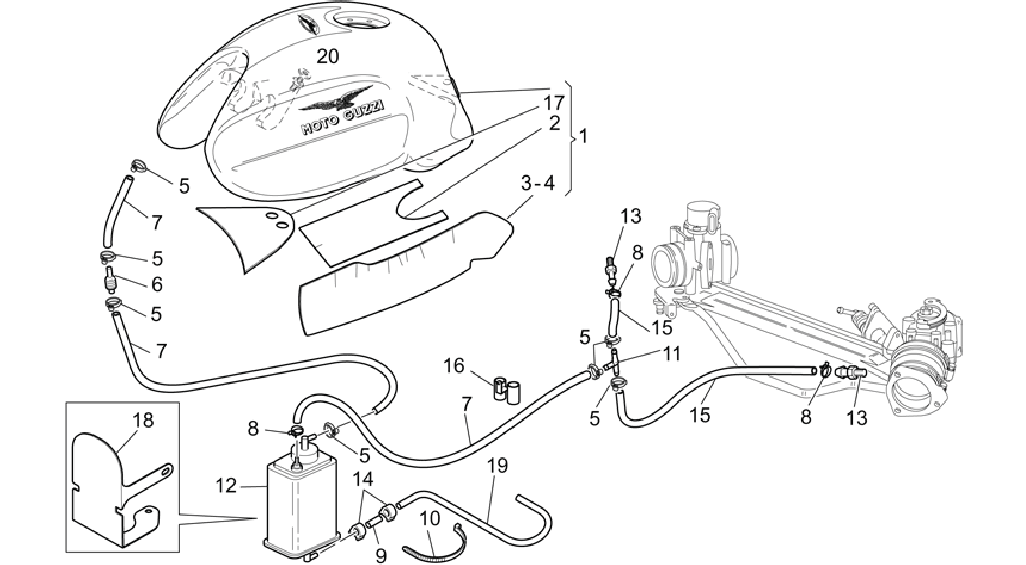Fuel vapour recover system