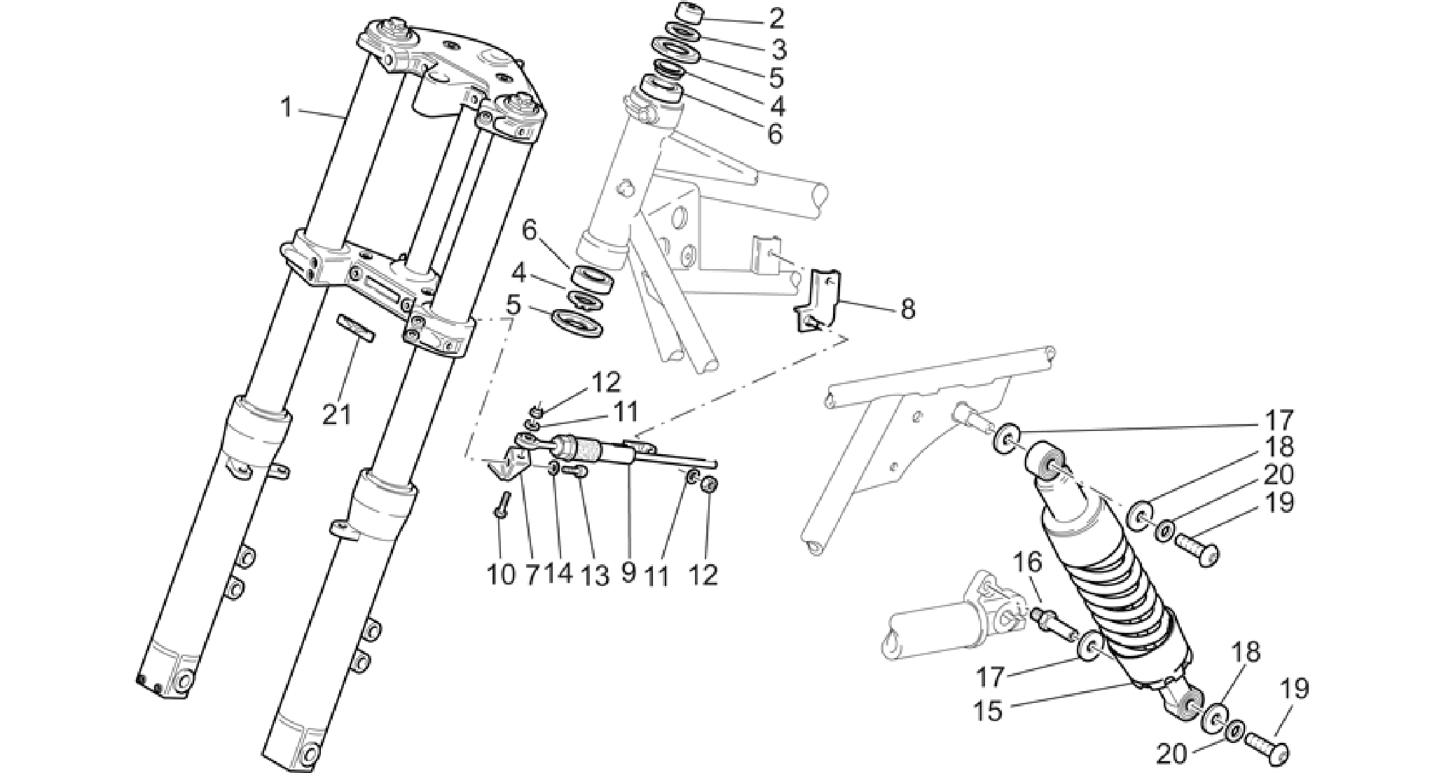 F.fork-R.shock absorber