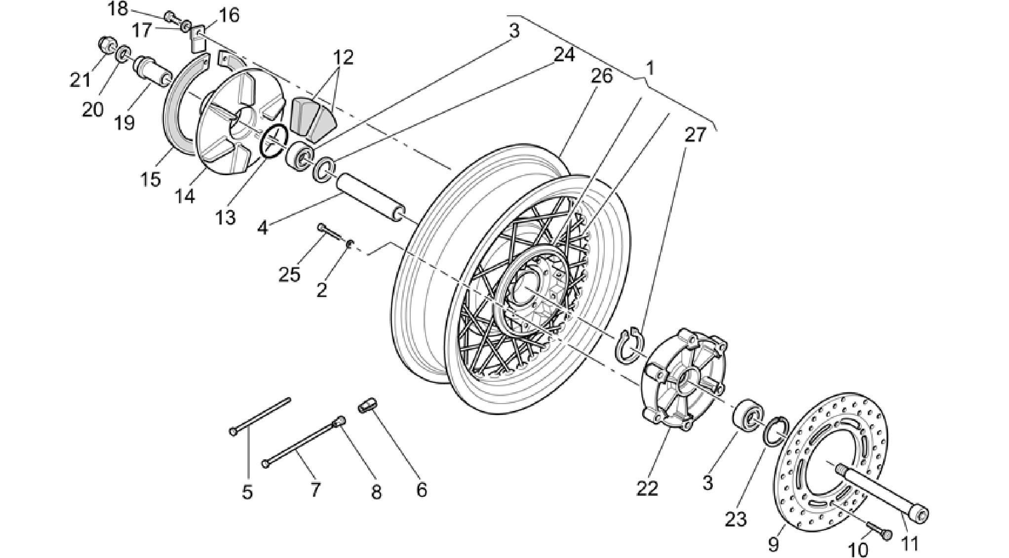 Rear wheel