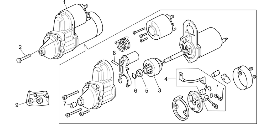 Starter motor I