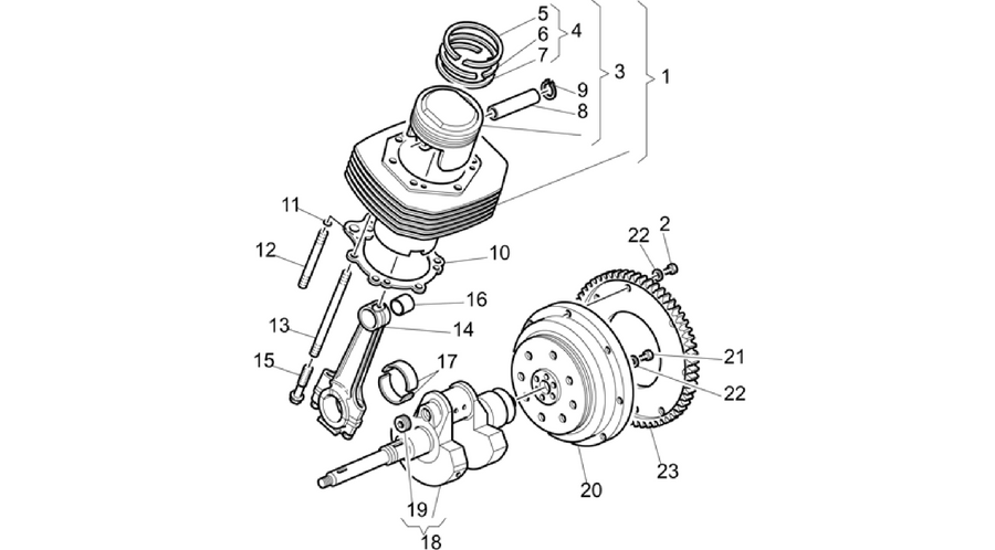 Crankshaft - Piston