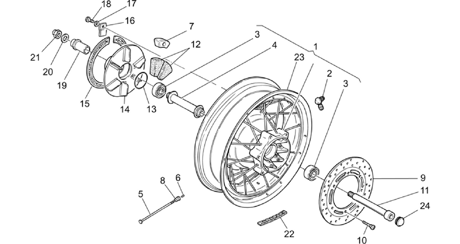 Rear wheel