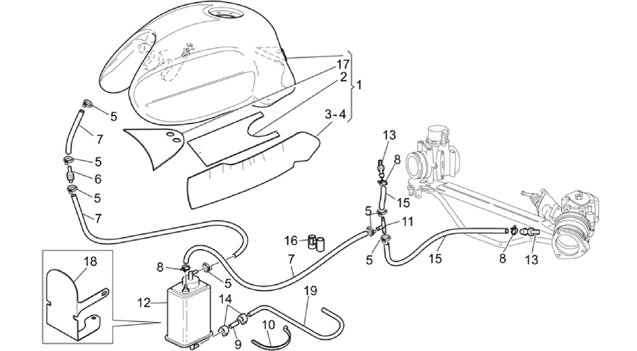 Fuel vapour recover system