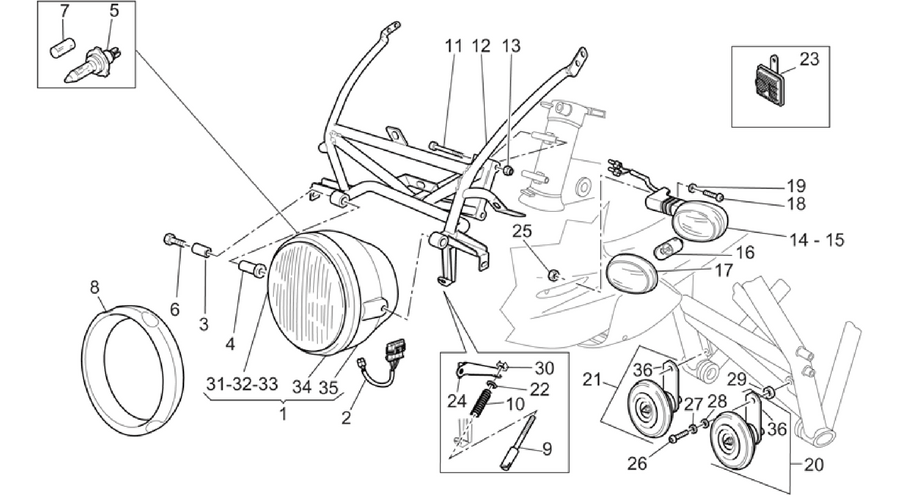 Headlight LM-RC-NC