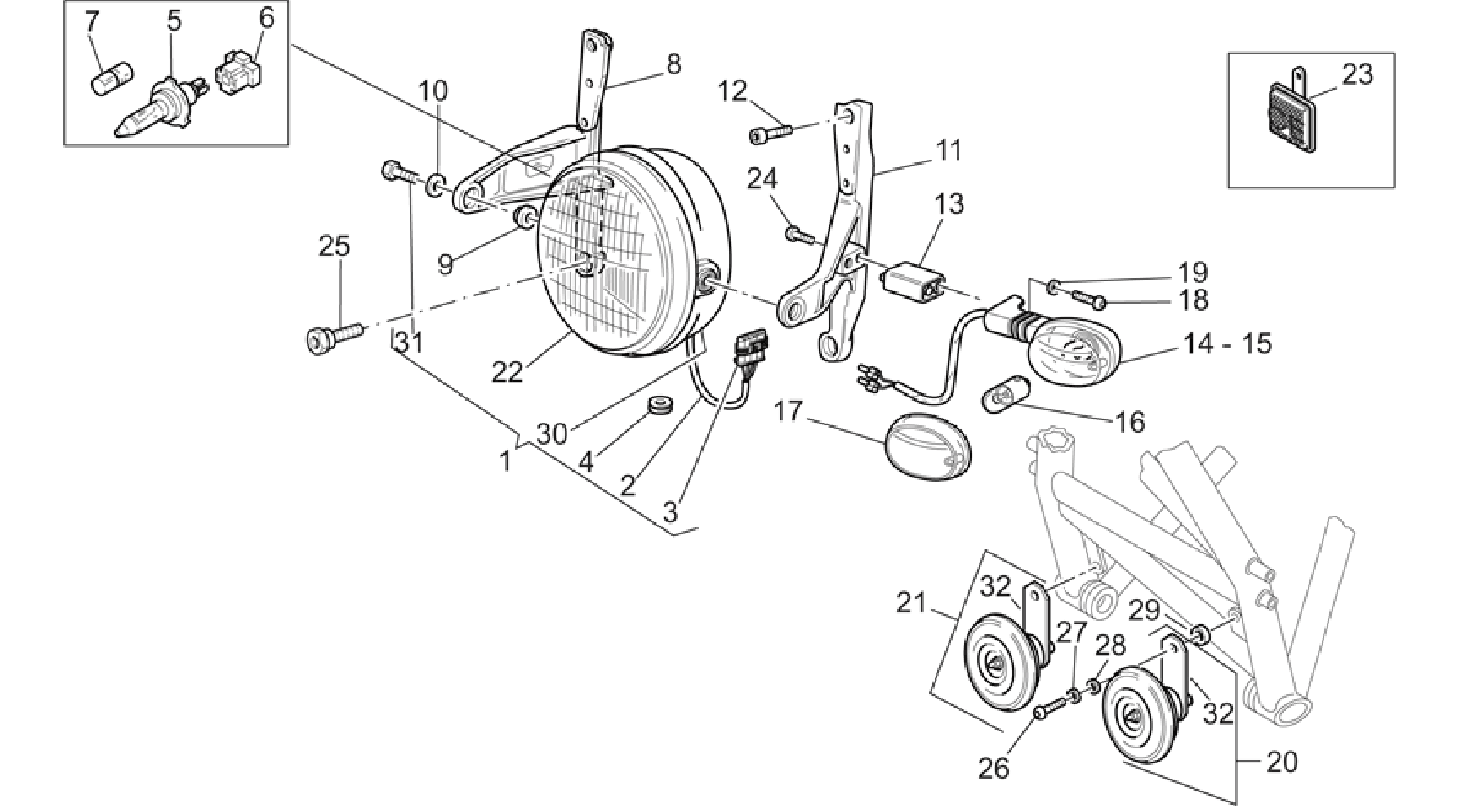 SPORT headlight