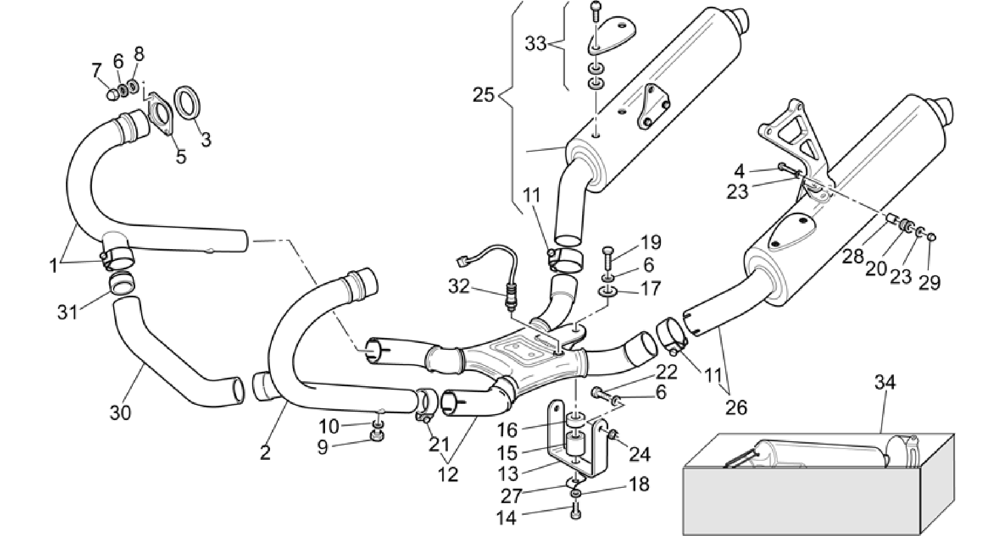 Exhaust unit