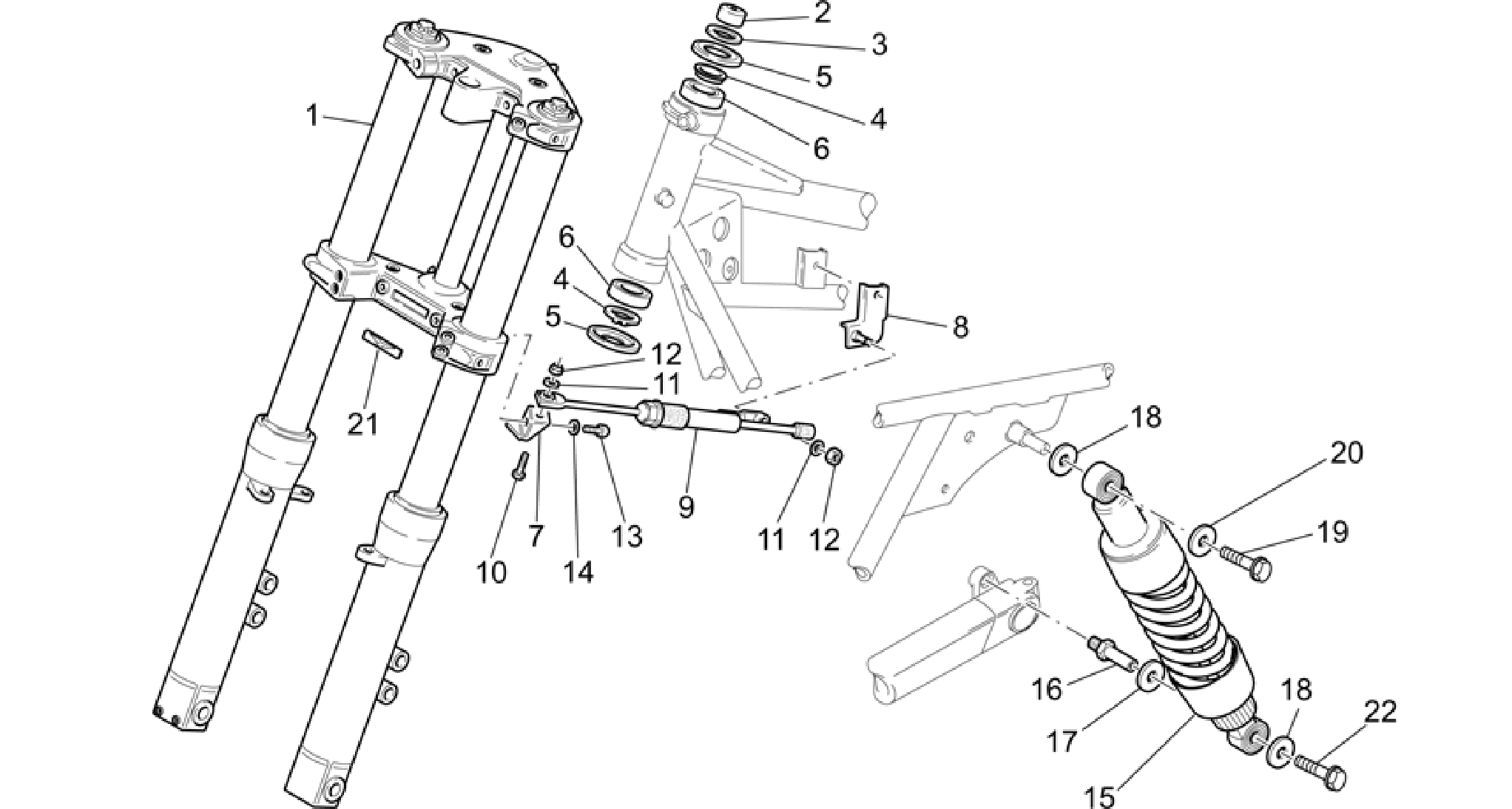 F.fork-R.shock absorber